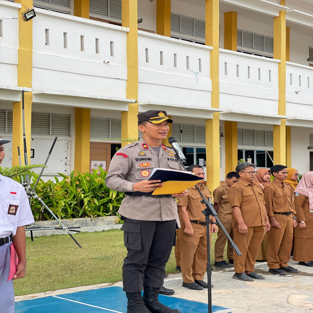 Kapolsek Batam Kota Menjadi Pembina Upacara, Ini Penjelasannya